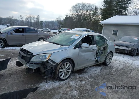 2013 Buick Verano Leather Group from USA, damaged, VIN 1G4PS5SK1D4184556